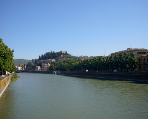 San Pietro hill verona cycling holidays dolomites